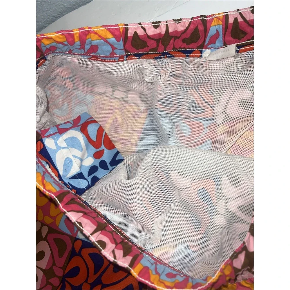 Peter Millar Mens Swim Trunks Sz Lg‎ Colorful Shorts Mesh Beach Cruise Vacation